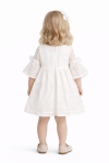 Детска рокля, бял цвят 