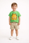 Детска тениска, зелен цвят 