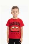Детска тениска за момче, червен цвят  