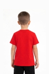Детска тениска за момче, червен цвят  