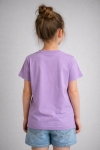 Детска тениска за момиче, лилав цвят 