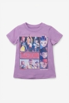 Детска тениска за момиче, лилав цвят 