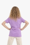 Детска тениска за момиче, лилав цвят 