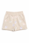 Детски къси панталонки за момиче, бежов цвят  