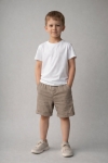 Детски къси панталонки за момче, кафяв цвят 