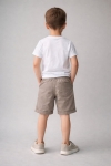 Детски къси панталонки за момче, кафяв цвят 