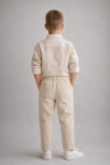 Детски панталон за момче, бежов цвят 
