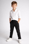 Детски панталон за момче, черен цвят 