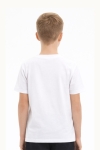 Детска тениска за момче, бял цвят 