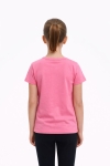 Детска тениска за момиче, цикламен цвят