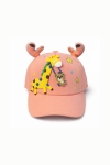 Детска шапка за момиче, светло розов цвят