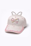 Детска шапка за момиче, розов цвят