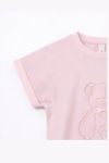  Детска тениска за момиче, розов цвят  