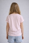  Детска тениска за момиче, розов цвят  