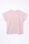  Детска тениска за момиче, розов цвят  