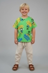 Детска тениска момче, зелен цвят