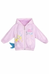 Детско яке за момиче, розов цвят  