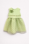 Детска рокля, зелен цвят