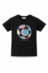 Детска тениска за момче, черен цвят