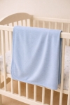 Бебешка пелена, син цвят