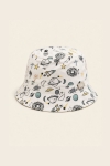 Детска шапка за момче, бял цвят