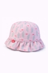 Детска шапка за момиче, розов цвят