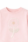 Детска тениска за момиче, розов цвят