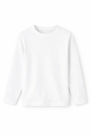 Детска блуза с дълъг ръкав, бял цвят