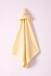 Бебешка хавлия за баня, жълт цвят