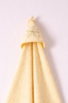 Бебешка хавлия за баня, жълт цвят