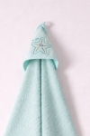 Бебешка хавлия за баня, цвят мента