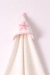 Бебешка хавлия за баня, розов цвят