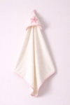 Бебешка хавлия за баня, розов цвят