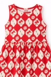 Детска рокля, червен цвят 