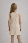 Детска рокля, бежов цвят