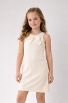 Детска рокля, цвят екрю