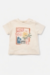 Детска тениска за момче, бежов цвят