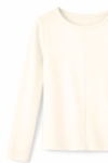 Детска блуза за момиче, цвят екрю