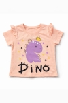 Детска тениска момиче, розов цвят 
