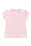 Детска тениска за момиче, розов цвят