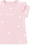 Детска тениска за момиче, розов цвят