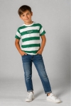 Детска тениска за момче, зелен цвят