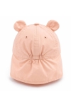 Детска шапка за момиче, розов цвят