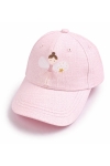 Детска шапка за момиче, розов цвят 