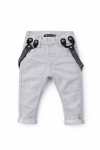 Детски панталон за момче, сив цвят