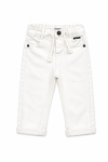 Детски панталон за момче, бял цвят