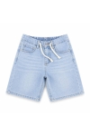 Детски къси дънкови панталонки за момче, светло син цвят