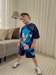 Детски комплект за момче Sonic, син цвят