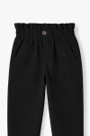 Детски панталон за момиче, черен цвят