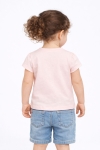 Детска тениска за момиче, розов цвят